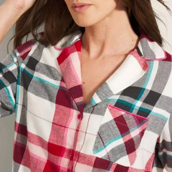 NWT Soma Flannel Super Soft Pajama Set - Picture 6 of 10